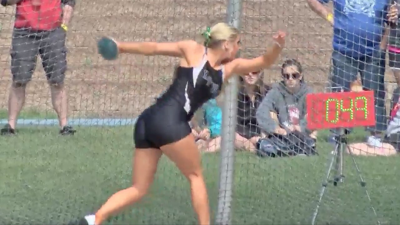 Iowa track star makes history