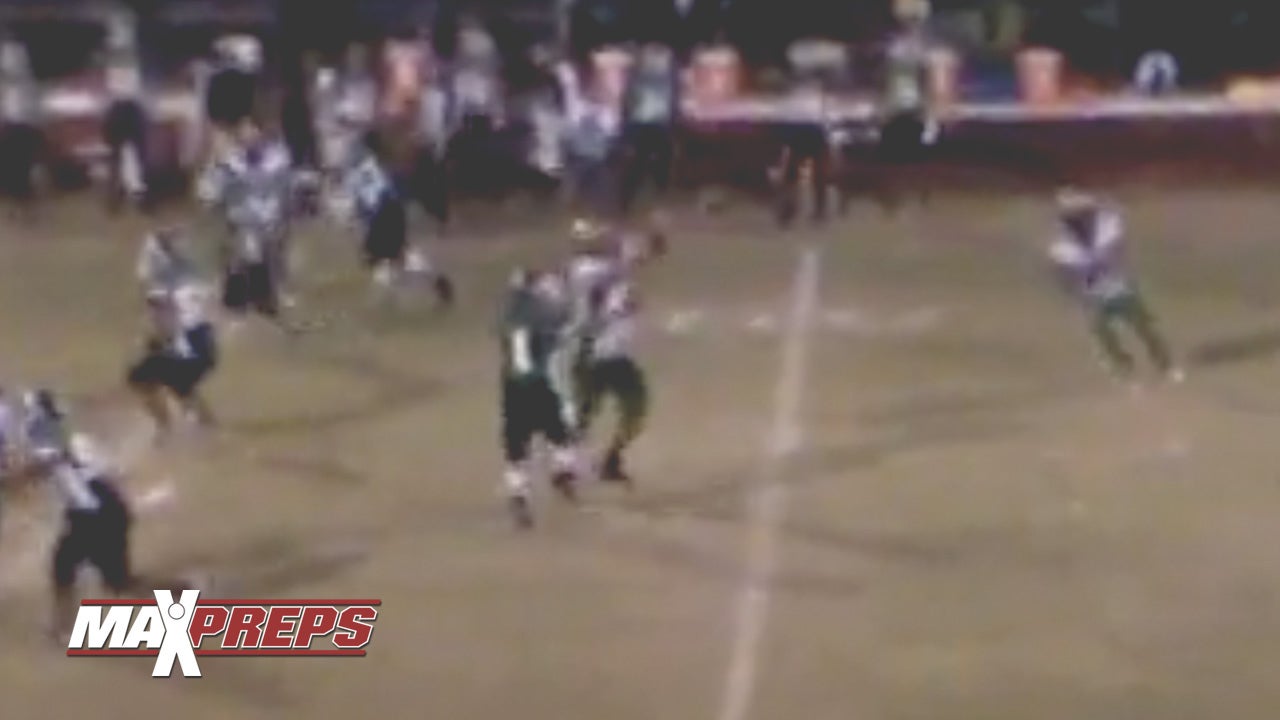 Defensive Lineman picks off pass & jukes his way into endzone