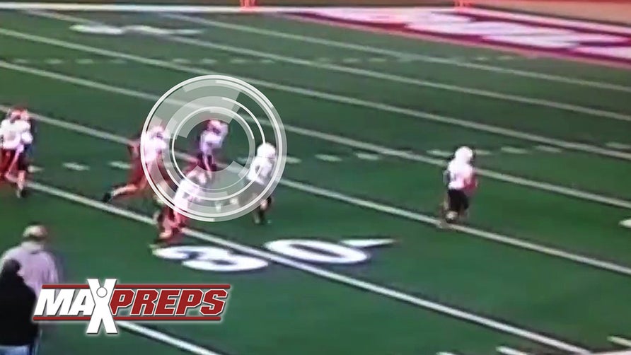 Oklahoma sixth grader Kobe Blackmon pulled off the sort of play that defensive backs dream about, preventing a touchdown by ripping the ball away from the receiver and returning it 95 yards for a score