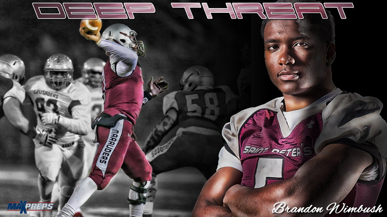 Brandon Wimbush - Longest HS throw ever? #MPTopPlay