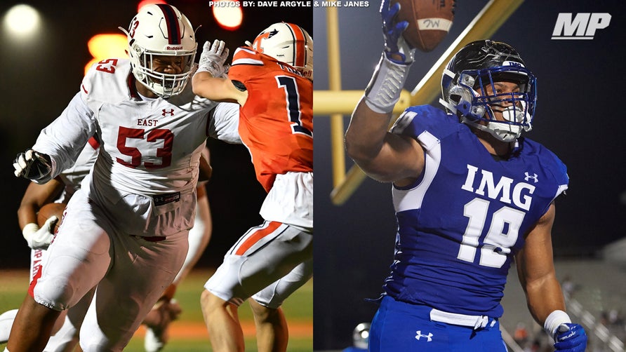The game of the week features a showdown in Utah between No. 2 IMG Academy and East high school.