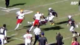 CJ Cotman delivers huge block in scrimmage