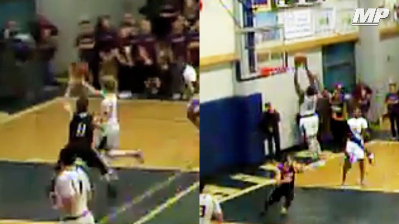 LaMelo Ball throws no-look alley-oop