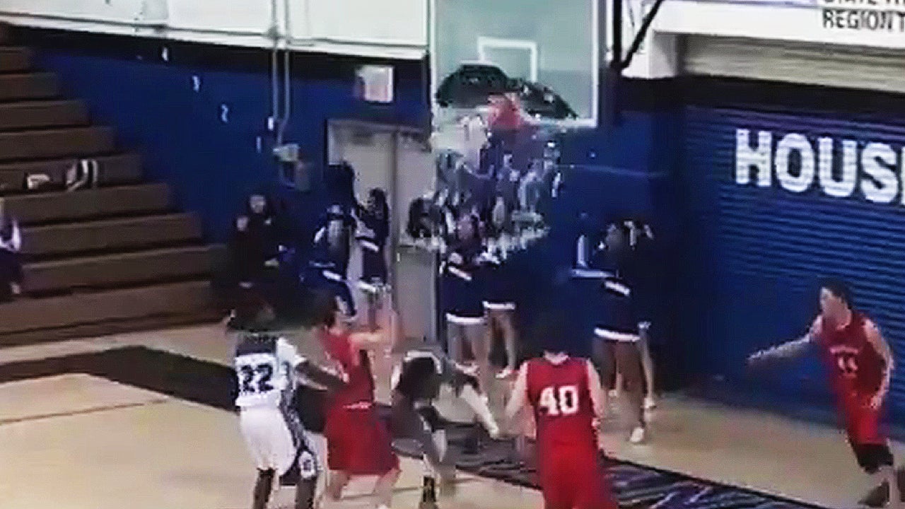 Recruit Shatters Backboard