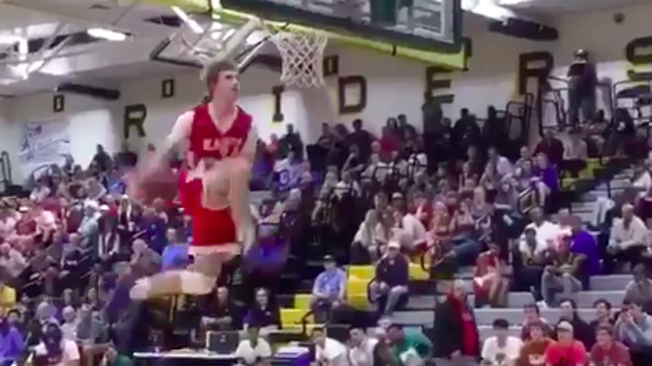 UNO commit receives perfect score in dunk contest