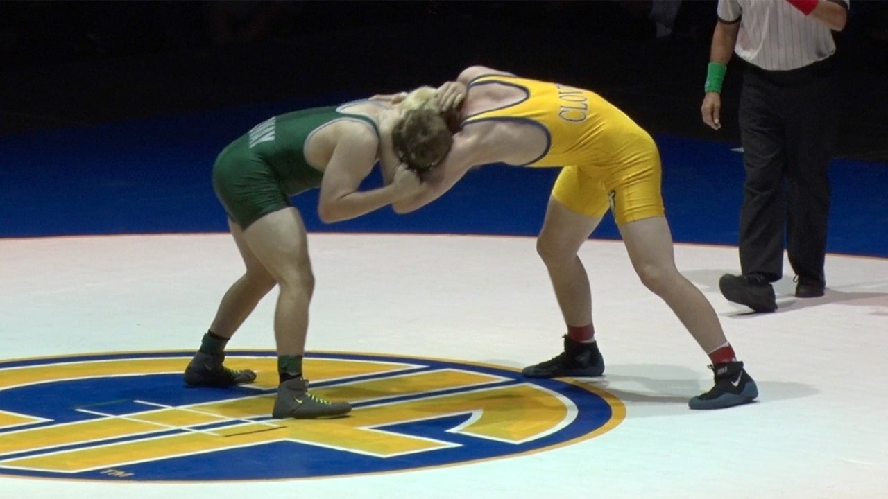 195 lbs. Final: AJ Nevills (Clovis) vs Chris Bailey (Poway)