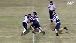 RB carries defender 20-yards and scores