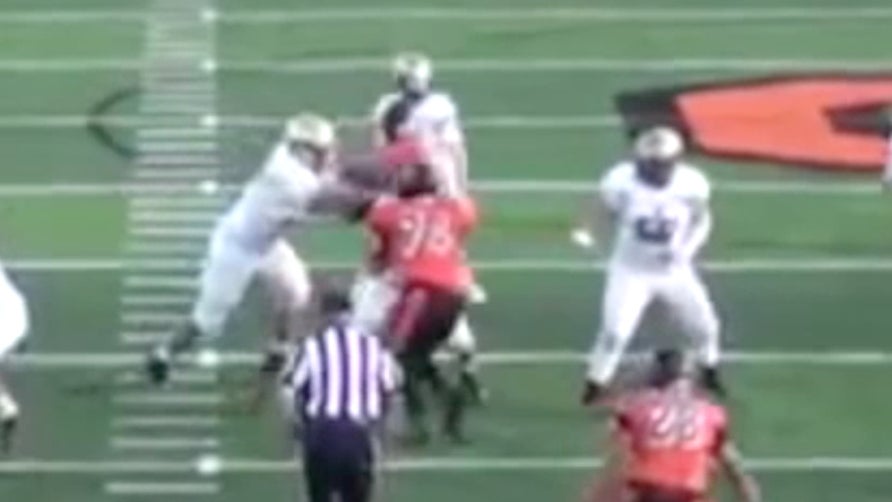 Check out 6-foot-5, 305-pound OL David Park of Snow Canyon (UT). Just a sophomore.