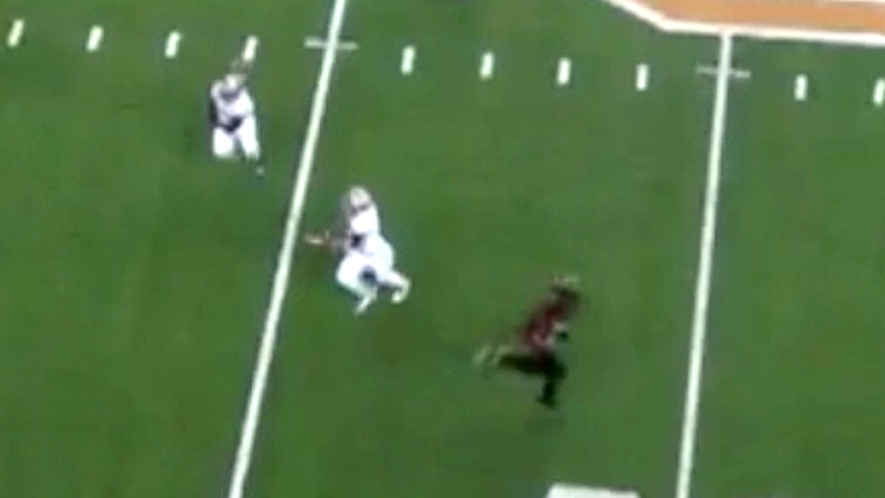 Kiante McCoy with legit pick-6