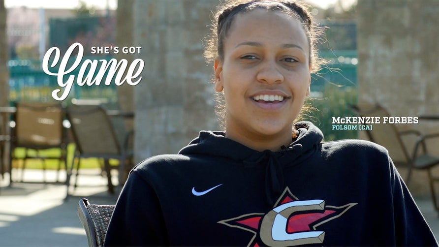 McKenzie Forbes is a 2017-2018 McDonald's All-American from Folsom HS in California.