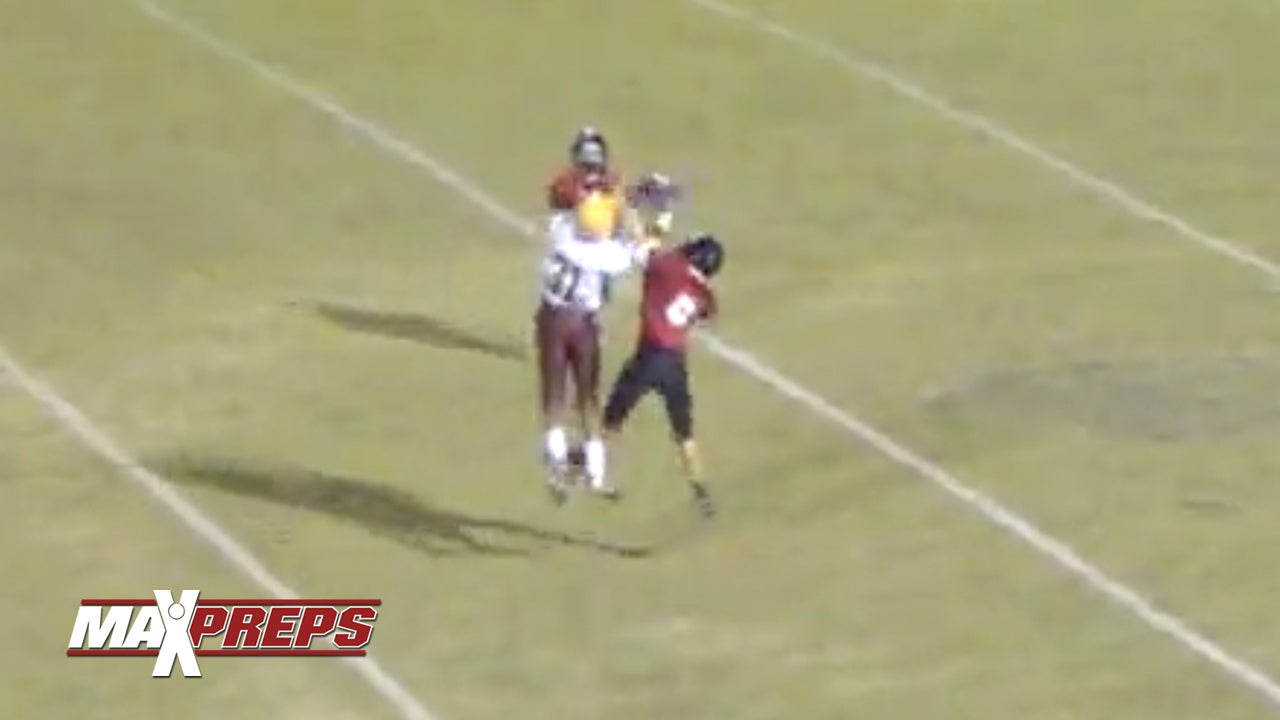 He has one arm, still gets INT