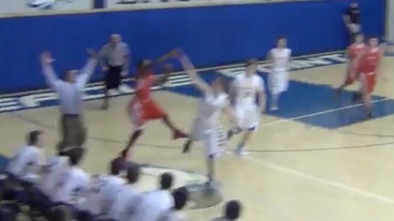 3/4 Court. 1 Hand. Buzzer Beater.