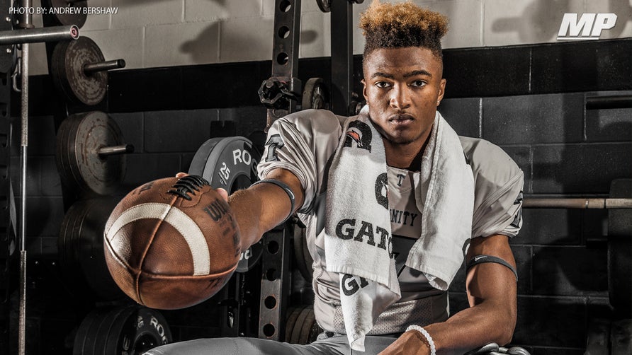 Trinity Christian Academy's 5-star cornerback Shaun Wade pulls off a big-time touchdown against University Christian.