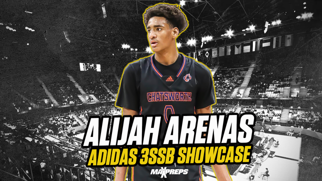 Highlights of the No. 4  ranked prospect in the class of 2026, combo guard Alijah Arenas of Chatsworth, (Chatsworth, CA) at the Adidas 3SSB showcase in Rock Hill, SC.