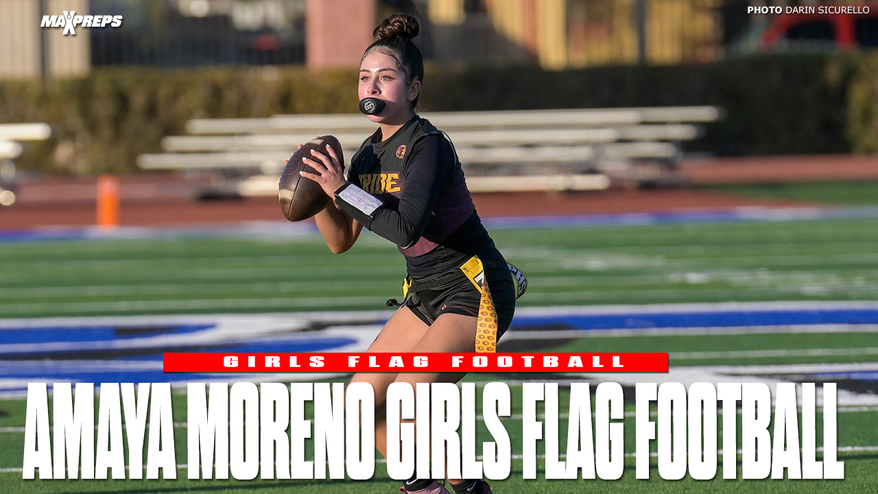 QB - Amaya Moreno TOP 100 girls flag football player