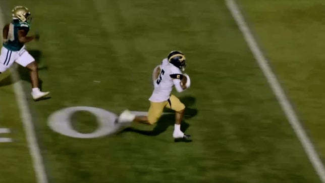 Highlights of Prince Avenue Christian's (Athens, GA) sophomore running back Andrew Beard in a 35-28 season opening win over West Forsyth (Cumming, GA). Beard finished with 21 carries for 189 yards and a score. He is the nephew of former NFL running back Garrison Hearst.