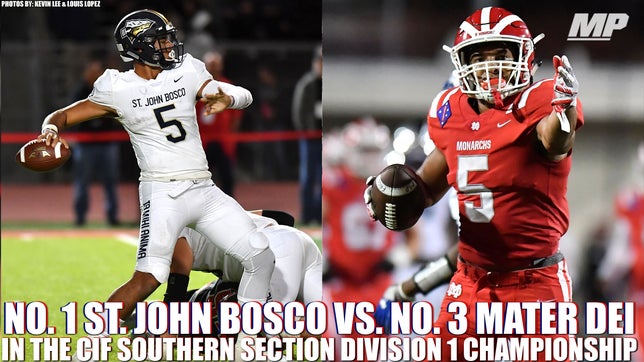 MaxPreps National Football Editor Zack Poff and MaxPreps personality Myckena Guerrero break down the CIF Southern Section Division-I championship game between No. 1 St. John Bosco and No. 3 Mater Dei.