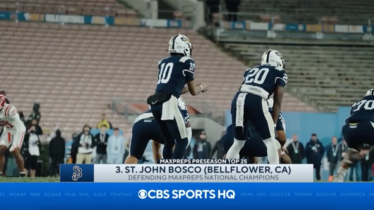 St. John Bosco begins season at No. 3 in preseason MaxPreps Top 25