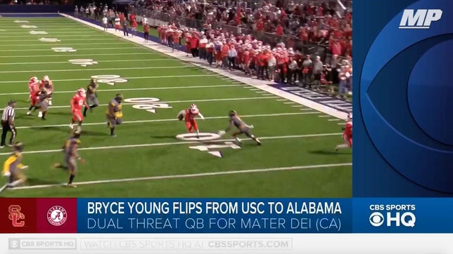 MaxPreps' National Football Editor Zack Poff joins CBS' HQ live show to talk about Bryce Young flipping his commitment from USC to Alabama and the top games going on this week.