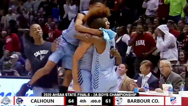 Highlights of Calhoun's 64-61 win over Barbour County in the 2A Alabama state championship.