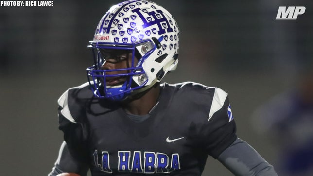 Early season highlights of La Habra's (CA) 4-star cornerback Clark Phillips III.