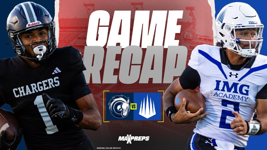 Highlights of No. 18 Corner Canyon's (Draper, UT) 35-34 win over No. 3 IMG Academy (Bradenton, FL). Junior quarterback Helaman Casuga threw for four touchdowns with three going to 5-star wide receiver Jerome Myles. Video is courtesy Charger TV (chargertv.net).