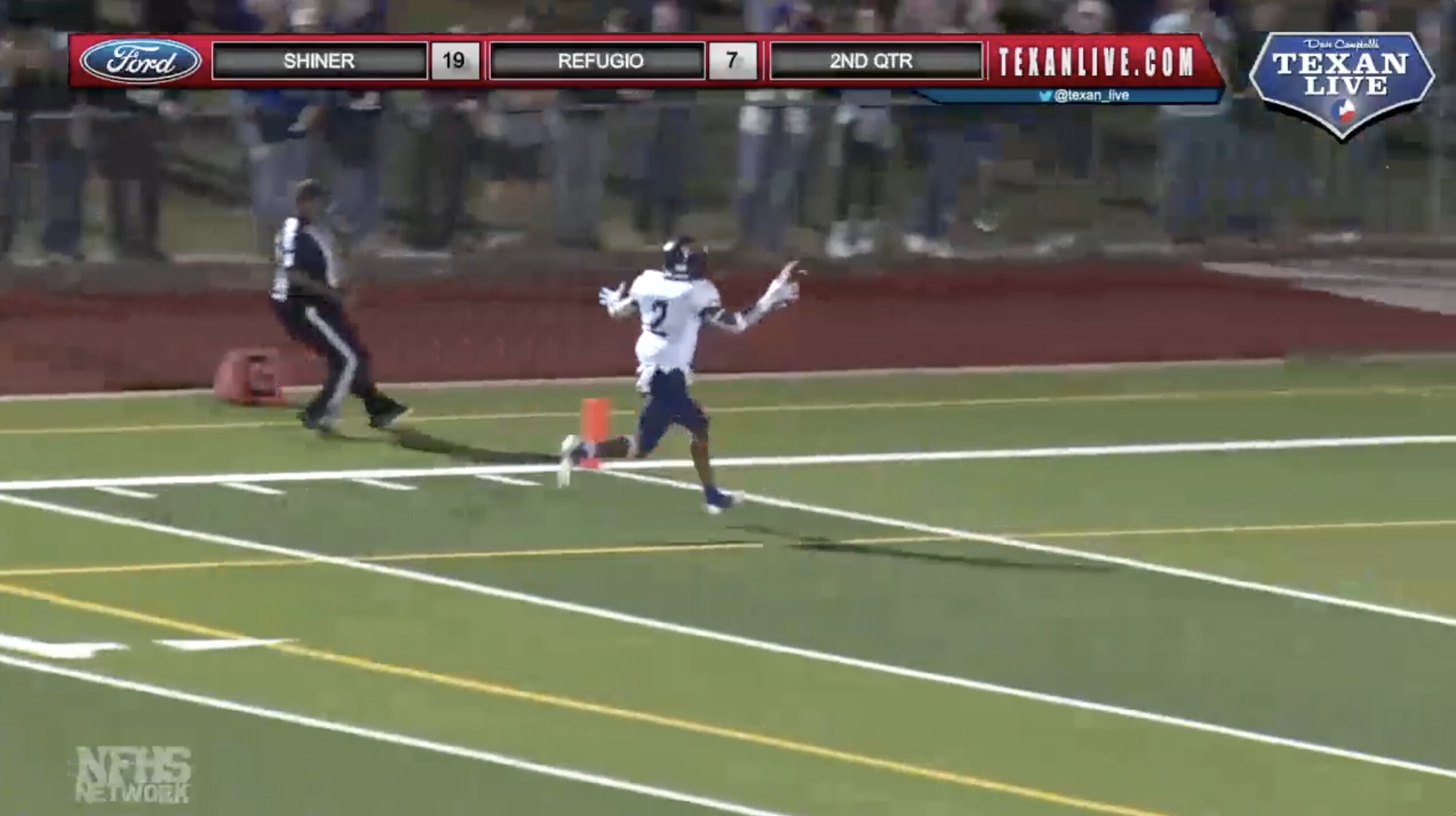 4-star Dalton Brooks GOES OFF for 386 YARDS rushing & 6 TDs for Shiner in Texas state quarterfinals