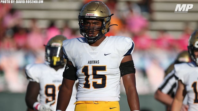 2019 highlights of St. Thomas Aquinas' (FL) 4-star linebacker Derek Wingo.
