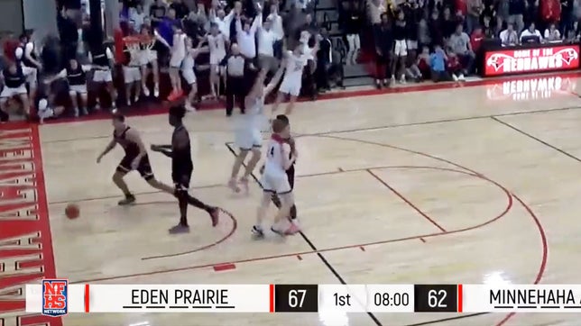 Highlights of No. 23 Eden Prairie (MN) beating No. 6 Minnehaha Academy (MN) 78-64.