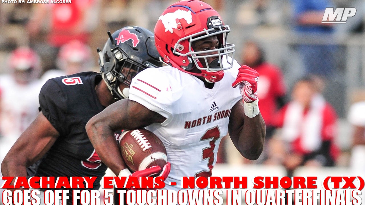 5-star Zachary Evans goes off in playoffs for North Shore (TX)