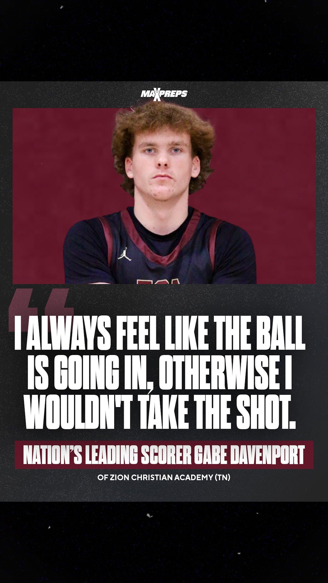 He's a walking bucket with ultimate confidence