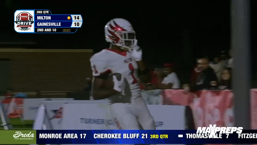 Highlights of #3 Milton's (GA) 42-24 win over Gainesville (GA).
