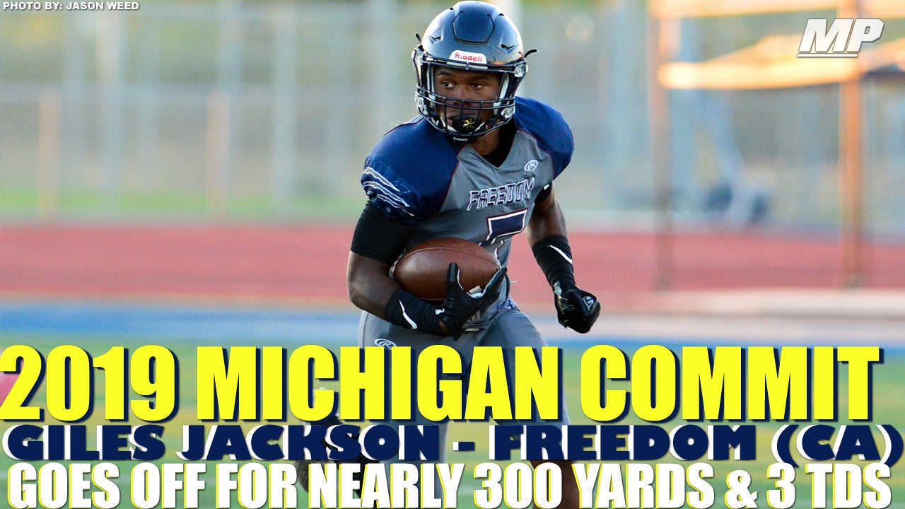 Michigan commit Giles Jackson goes off