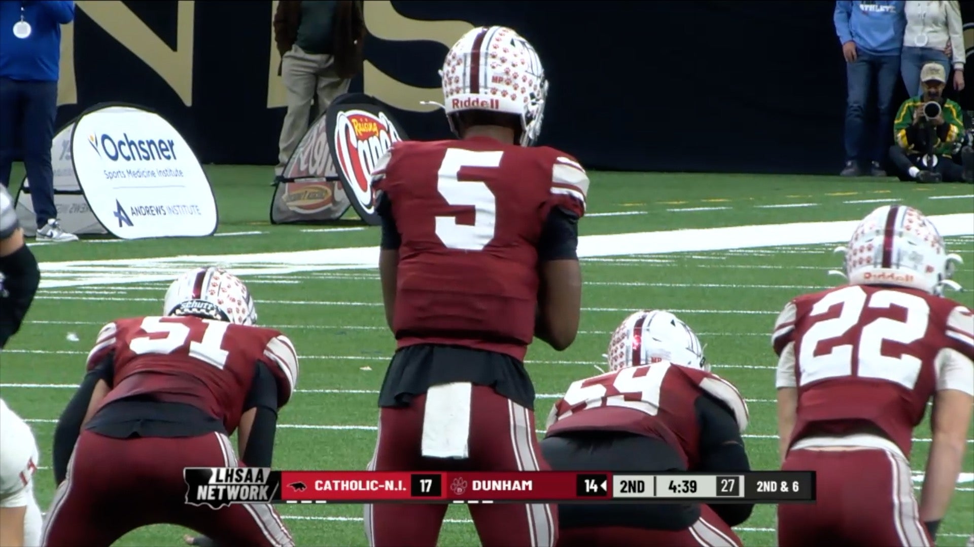 HIGHLIGHTS: Sophomore QB Elijah Haven accounts for 453 total yards and 4 TDs in state championship game