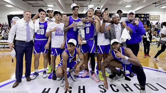 View slideshow of IMG Academy's (FL) 66-55 victory over La Lumiere (IN) in the championship game of the GEICO Nationals in New York City. Photos by Steven Ryan