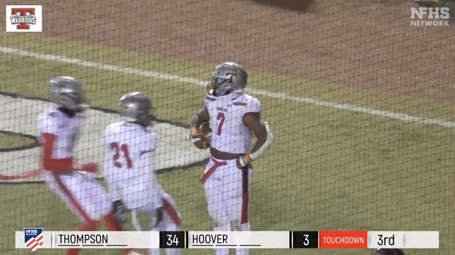 Senior season highlights of Thompson's (Alabaster, AL) 5-star defensive end/outside linebacker Jeremiah Alexander. He was named the 2021 MaxPreps Alabama Football Player of the Year.
