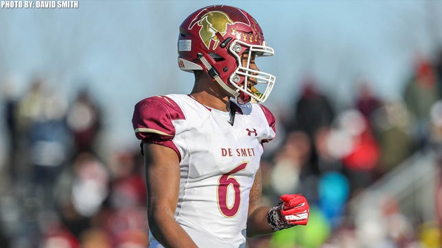 Junior highlights of De Smet's (MO) 4-star cornerback Jakailin Johnson.