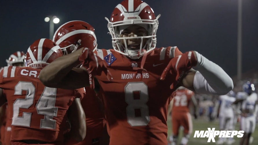 Highlights of No. 1 Mater Dei's (CA) 45-3 win over No. 13 Duncanville (TX). Sophomore quarterback Elijah Brown threw for 269 yards and three touchdowns while Raleek Brown had a 76-yard touchdown and five-star cornerback had a 38-yard pick for the top-ranked Monarchs in a California vs. Texas showdown.