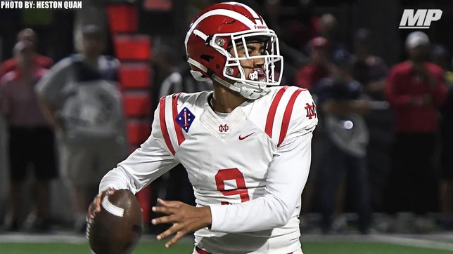Highlights of Mater Dei's (CA) 51-14 win over JSerra Catholic (CA). 2020 Alabama commit Bryce Young broke his own school record completing his first 17 pass attempts. He finished 17-of-17 for 373 yards and five touchdowns.