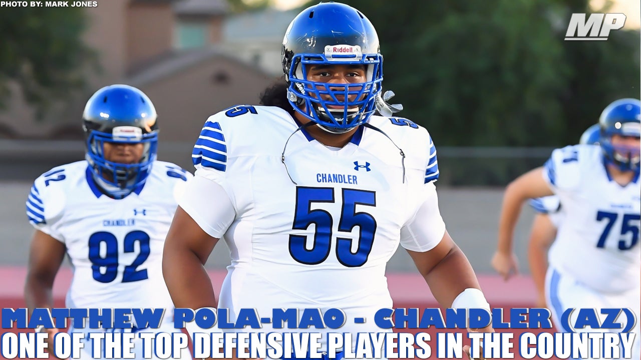 Chandler's (AZ) Matthew Pola-Mao is impossible to block