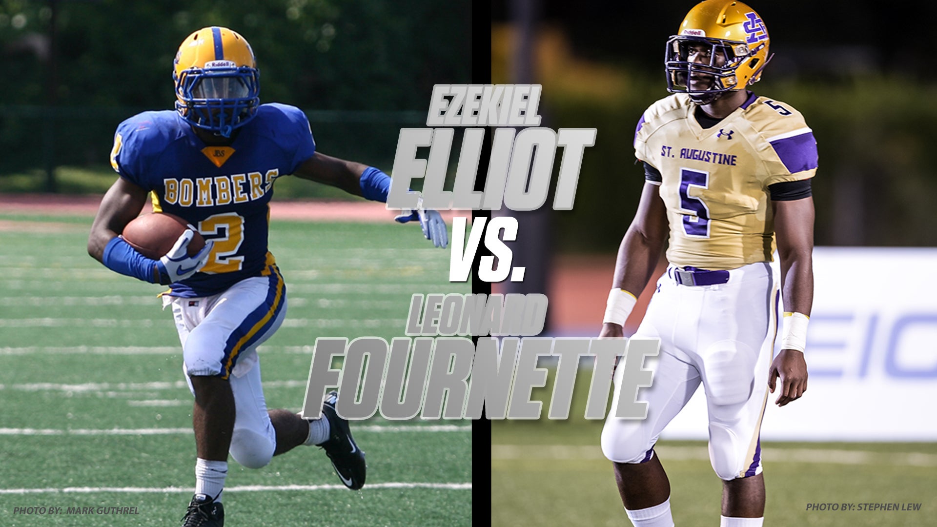 Ezekiel Elliott and Leonard Fournette high school highlights