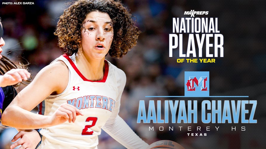 Monterey (Lubbock, TX) star shined brightest on big stage, leading Plainsmen to 37-5 record and Texas UIL 5A D2 state title.