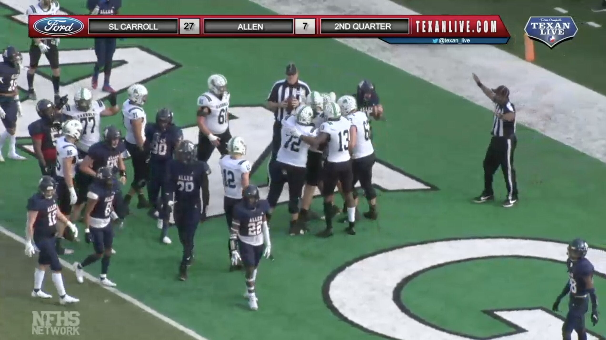 HIGHLIGHTS: No. 10 Southlake Carroll beats Allen 47-21 in UIL Texas 6A Division 1 quarterfinals