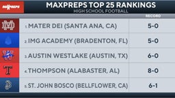 High school football rankings: MaxPreps Top 25 - Week 9