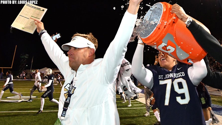 St. John Bosco (CA) takes over the No. 1 spot after beating Mater Dei (CA) 39-34 in the CIF Southern Section Division 1 championship.