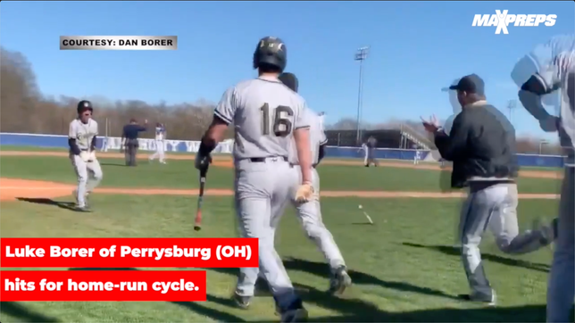 Luke Borer finished 4 of 5 with 4 HR and 10 RBI.