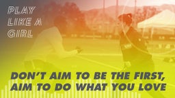 Don't Aim To Be The First, Aim To Do What You Love