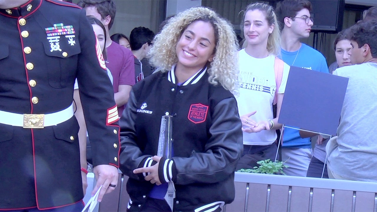 Marines Athlete of the Month Ceremony - Mekayla Frazier