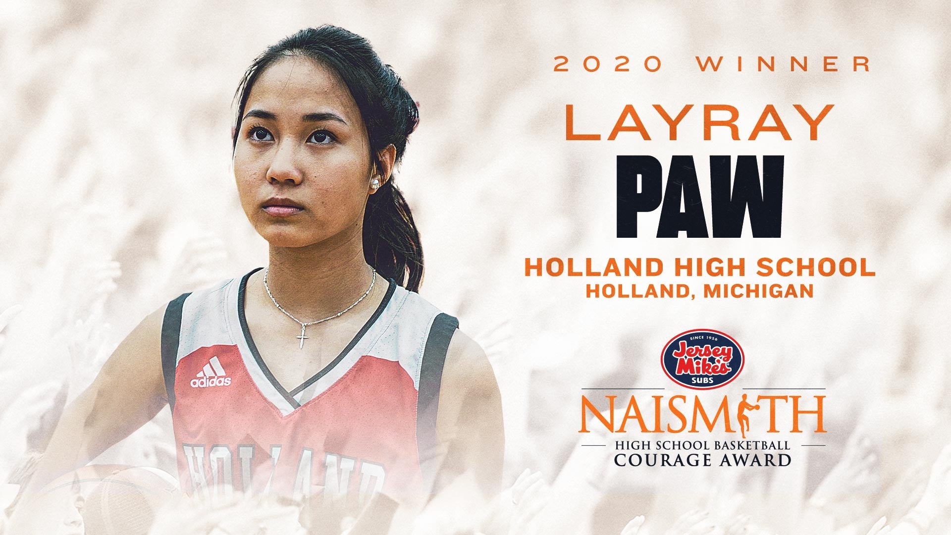 LayRay Paw named Naismith Award winner