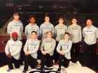 Arkadelphia Badgers Boys Varsity Wrestling Fall 19-20 team photo.